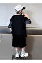 Boys Printed Round Neck T-Shirt and Shorts Set - 5