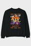 Araba Club Series 5 Back Printed Black Oversize Sweatshirt Men Women Unisex