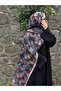 Bamboo Crash Shawl-Ionic Pattern-Minktan - 3