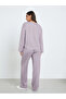 Women Knot Front Top and Wide Leg Joggers Co-Ords - 5