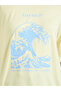 Women Yellow Graphic Print Oversized T-Shirt - 3