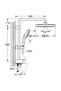 Tempesta Cube 250 Shower Column 26694001, 1 function, chrome - 8