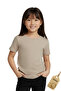 Beige Kids T-Shirt - Unisex Cotton Short Sleeve Casual Basic Kids T-Shirt