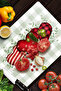 Glass Cutting Board and Presentation Plate Love Series Heart Patterned 20 X 30 cm - 4