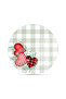 Glass Cutting Board and Presentation Plate Round Love Series with Heart Pattern 30 X 30 cm - 6