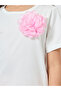 Girls Pink Blazer with Embellished T-Shirt and Pants Set - 8