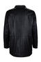 Men's Genuine Leather Black Jumbo Coat - 3