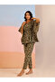 Women Pure Cotton Floral Printed Kimono Top and Pyjama Set - 4