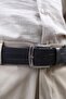 Shoe Basket Smt-5125 Men's Genuine Leather Classic Fabric Belt - 3