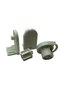27-Piece Cream Chain Mechanism and Plastic Peg Foot Set - 8