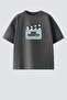 Unisex Kids Cotton Crew Neck Printed T-Shirt - 2