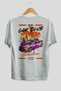 Araba Club Series 9 Back Printed White Oversize T-Shirt 100% Cotton Men's Women's