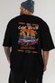 Araba Club Series 26 Back Printed Black Oversize T-Shirt 100% Cotton Men's Women's - 6