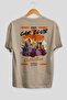 Araba Club Series 5 Back Printed Beige Oversize T-Shirt 100% Cotton Men Women