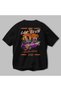 Araba Club Series 9 Back Printed Black Oversize T-Shirt 100% Cotton Men's Women's - 3