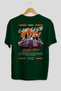 Araba Club Series 2 Back Printed Green Oversize T-Shirt 100% Cotton Men Women
