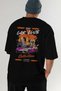 Araba Club Series 21 Back Printed Black Oversize T-Shirt 100% Cotton Men Women - 7