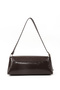 Wrinkled Textured Brown Shk305 Faux Leather, Special Lock Magnet Hand, Arm and Shoulder Bag - 3