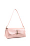 Wrinkled Textured Pink Shk305 Faux Leather, Special Lock Magnet Hand, Arm and Shoulder Bag - 2