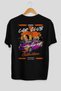 Araba Club Series 9 Back Printed Black Oversize T-Shirt 100% Cotton Men's Women's