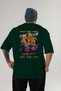 Araba Club Series 22 Back Printed Green Oversize T-Shirt 100% Cotton Men Women - 2