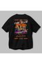 Araba Club Series 21 Back Printed Black Oversize T-Shirt 100% Cotton Men Women - 3