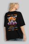 Araba Club Series 2 Back Printed Black Oversize T-Shirt 100% Cotton Men's Women's - 4