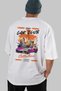 Araba Club Series 21 Back Printed White Oversize T-Shirt 100% Cotton Men's Women's - 6