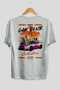 Araba Club Series 32 Back Printed White Oversize T-Shirt 100% Cotton Men Women