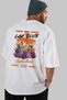 Araba Club Series 5 Back Printed White Oversize T-Shirt 100% Cotton Men's Women's - 7