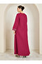Women Red Embroidered A-Line Jalabiya - 5