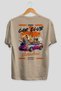 Araba Club Series 33 Back Printed Beige Oversize T-Shirt 100% Cotton Men's Women's