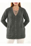 Mother Buttons Full Knit Large Size Knitwear Cardigan 1608 - 2