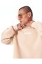 Street Culture Themed Men's Beige Oversize Sweatshirt - 2