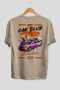 Araba Club Series 9 Back Printed Beige Oversize T-Shirt 100% Cotton Men Women