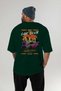 Araba Club Series 31 Back Printed Green Oversize T-Shirt 100% Cotton Men Women - 5