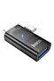 محول UA36E 2 في 1 من نوع Lightning و Type-C إلى USB 3.0 - أسود - 7