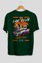 Araba Club Series 30 Back Printed Green Oversize T-Shirt 100% Cotton Men Women