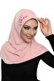 Tactical Stone Handcrafted Bead Embroidered Powder Ready-made Turban Hijab Bonnet Prayer Cover - 5
