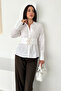 Women's Belt Detail Buckled Shirt – Brown Frame