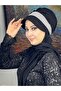 White Houndstooth Pattern Hat - 2