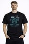 Stay Young Detailed Basic Men's T-Shirt