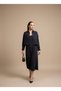 Modal Shirt Dress Suit Black - 3