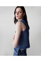 Denim Mix Knitwear Vest - 6
