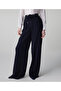 Wide Leg Foot Pants with a Tie at the Waist