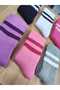 Girl's Towel Socks College 6 Pairs Cotton Premium Series - 2