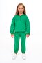 Girl's 2-Piece Set: Hooded Half-Zip Sweatshirt & Pocket Jogger with Elastic Waistband