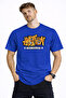 Basic T-Shirt with Front and Back Text Detail - 2