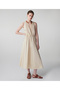 Contrast Collar Poplin Dress - 2