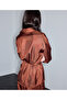 Shiny Surface Belted Shirt - 7